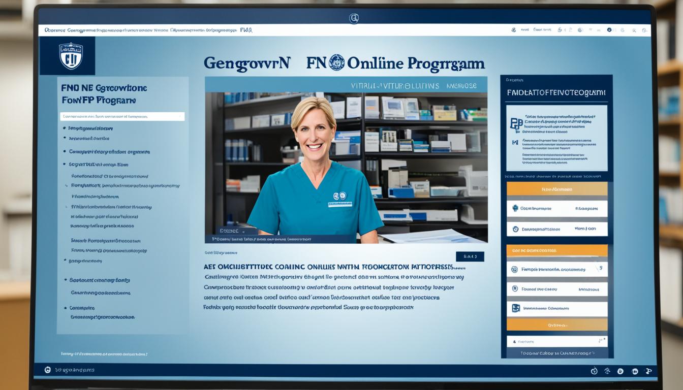 georgetown university fnp online program